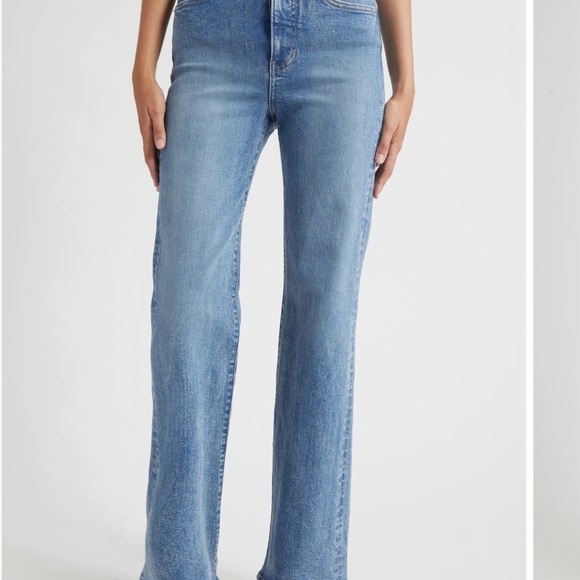 New Veronica Beard Crosbie High Waste Wide Leg Jeans - Picture 1 of 14